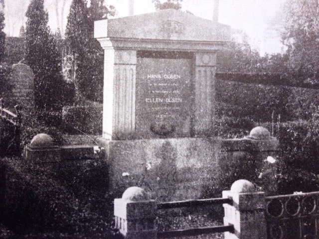 Hans Olsens gravsted 